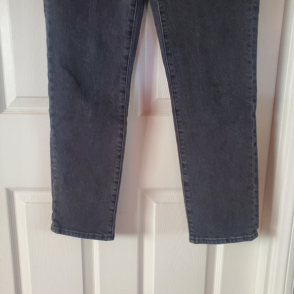 Madewell The Perfect Vintage Straight Jean Size 25 Washed Black High Rise - Picture 3 of 11